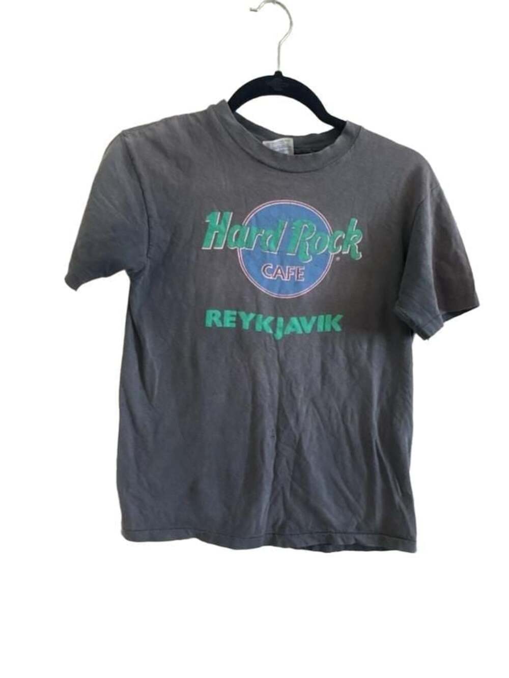 VTG 90s Hard Rock Cafe Reykjavik Iceland Single Stitch T-Shirt Hanes Medium